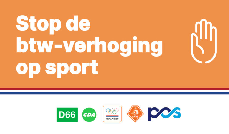 Stop de btw-verhoging op sport - oproep D66 en CDA