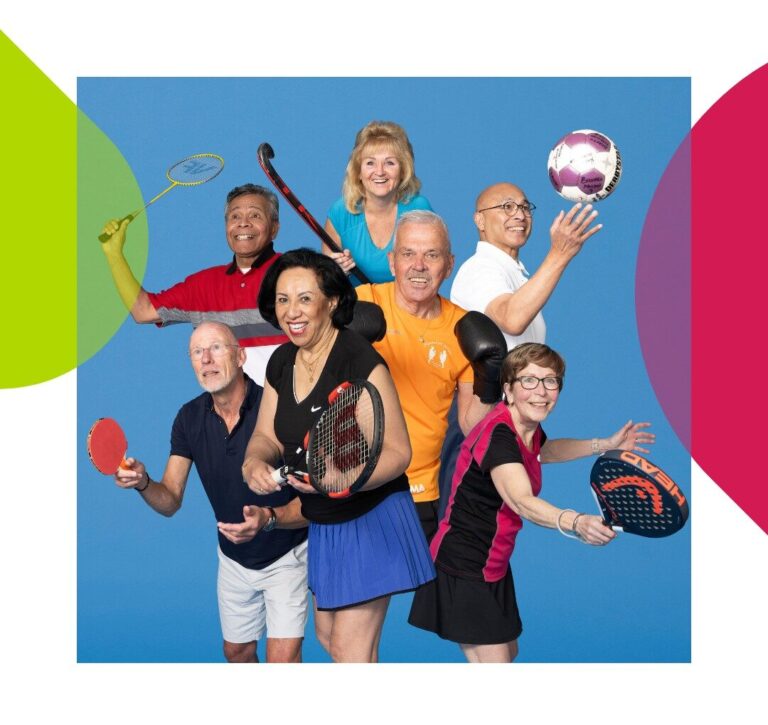 Sportlegendes en 65-plussers samen in actie tijdens Nationale Beweegweek